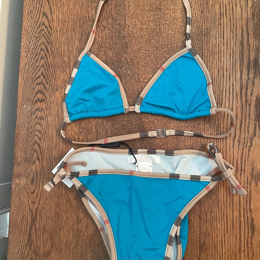 Burberry Children’s Bathing suit - never worn with tag. Size 12Y